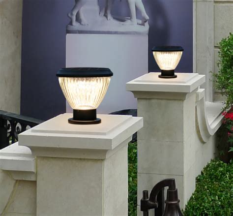 solar lights for pillar tops